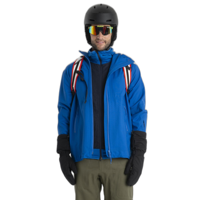 Bluza męska ICEBREAKER Quantum Hybrid FZ HD 56QP / A72 lazurite navy