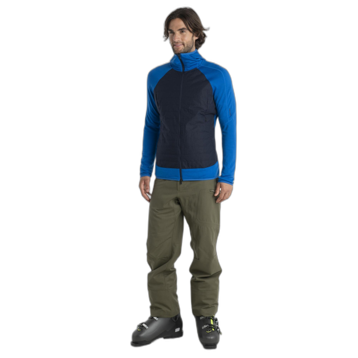 Bluza męska ICEBREAKER Quantum Hybrid FZ HD 56QP / A72 lazurite navy