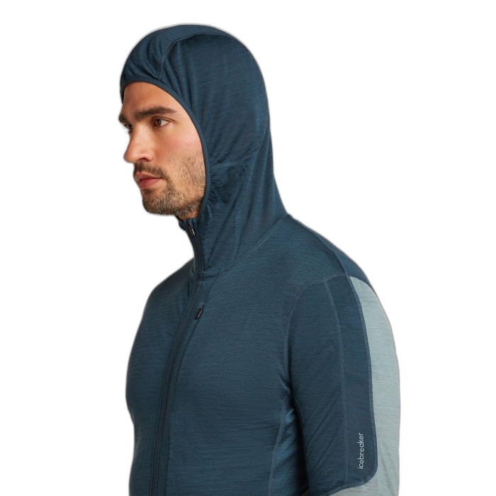 Bluza męska ICEBREAKER Real Fleece Descender FZ 56VZ / 0C4 abyss