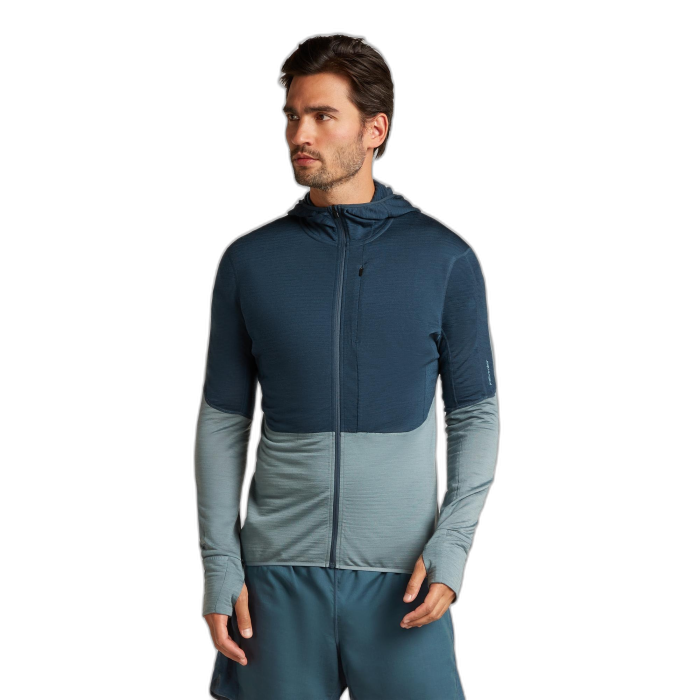 Bluza męska ICEBREAKER Real Fleece Descender FZ 56VZ / 0C4 abyss