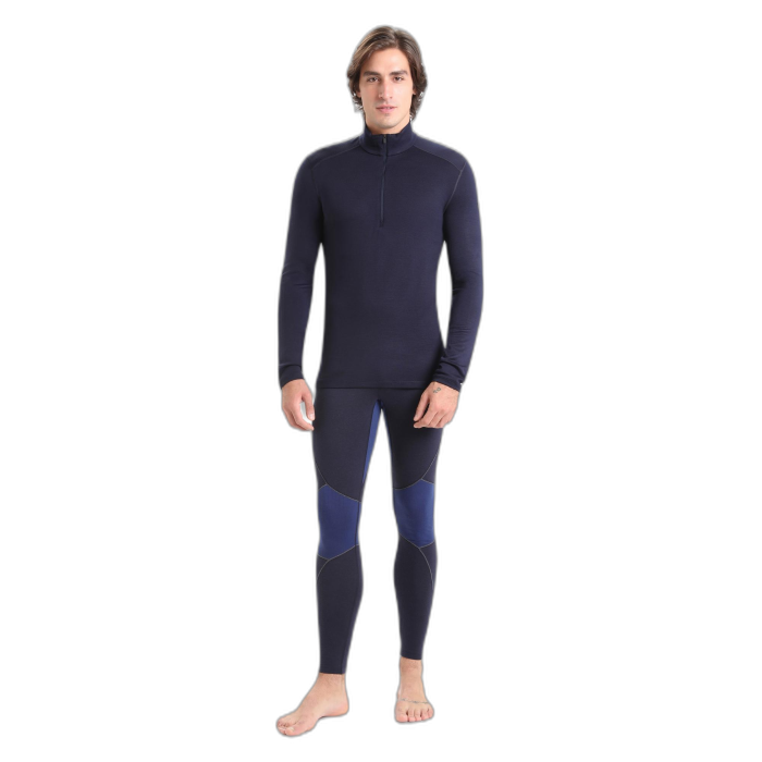 Bluza męska ICEBREAKER Tech 260 HZ 104372 / 401 -midnight navy