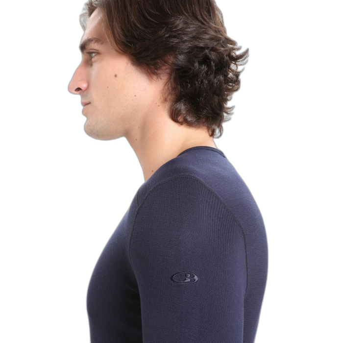 Bluza męska ICEBREAKER Tech 260 LS 104371 / 401 - midnight navy