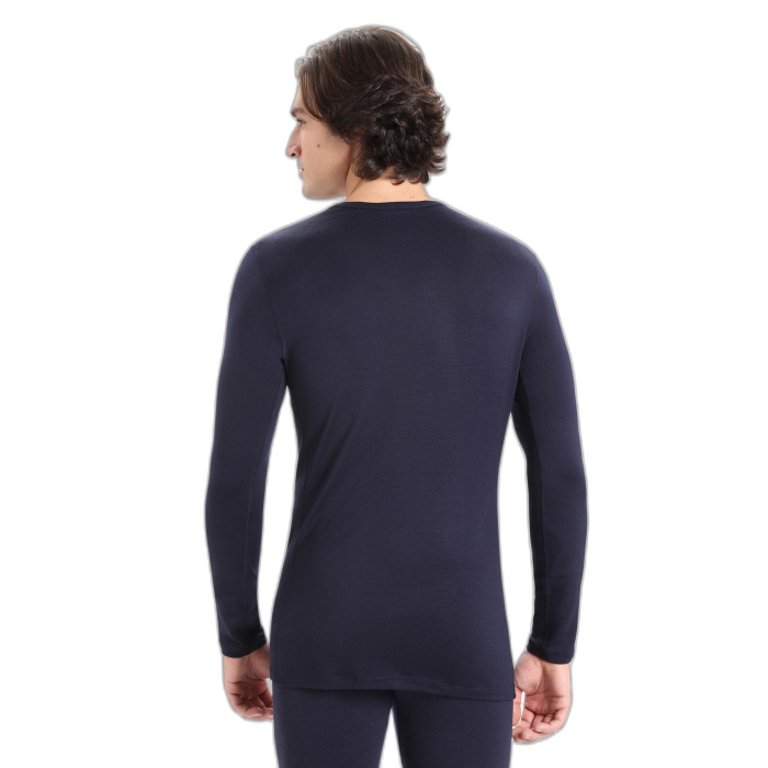 Bluza męska ICEBREAKER Tech 260 LS 104371 / 401 - midnight navy