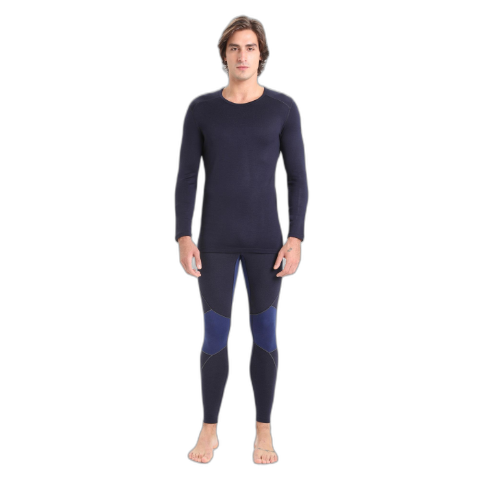 Bluza męska ICEBREAKER Tech 260 LS 104371 / 401 - midnight navy