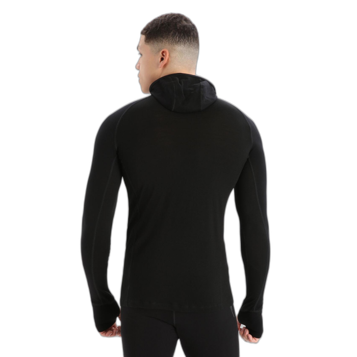 Bluza męska ICEBREAKER ZoneKnit Insulated HD 56GQR / 001 black