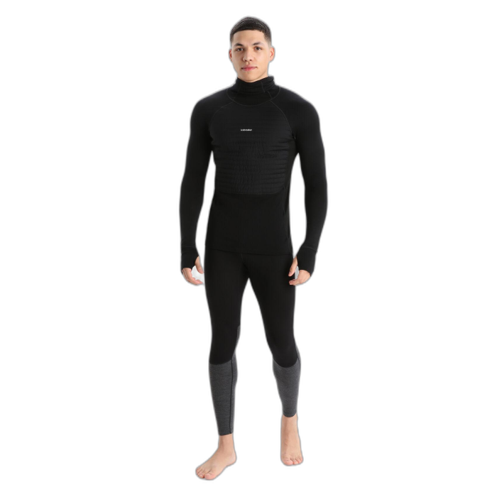 Bluza męska ICEBREAKER ZoneKnit Insulated HD 56GQR / 001 black