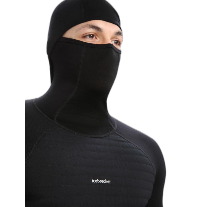 Bluza męska ICEBREAKER ZoneKnit Insulated HD 56GQR / 001 black