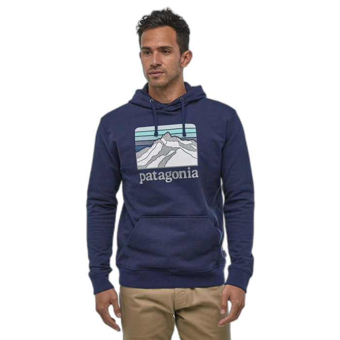 Bluza męska PATAGONIA Line Logo Uprisal Hoody /  granatowy