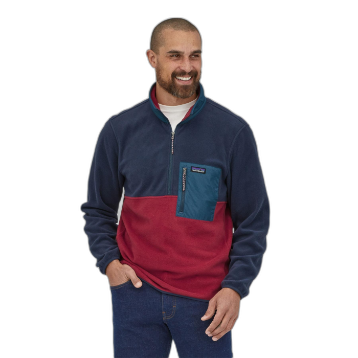 Bluza męska PATAGONIA Microdini HZ / WAX wax red