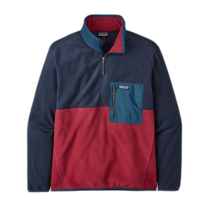 Bluza męska PATAGONIA Microdini HZ / WAX wax red