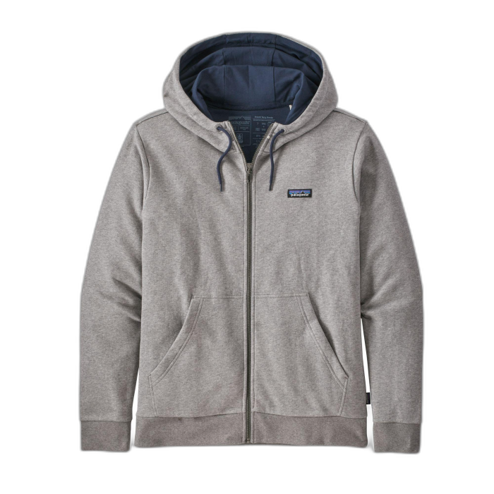 Bluza męska PATAGONIA P-6 Label French Terry FZ HD /  szary