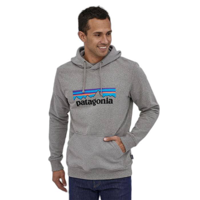 Bluza męska PATAGONIA P-6 Logo Uprisal Hoody /  szary