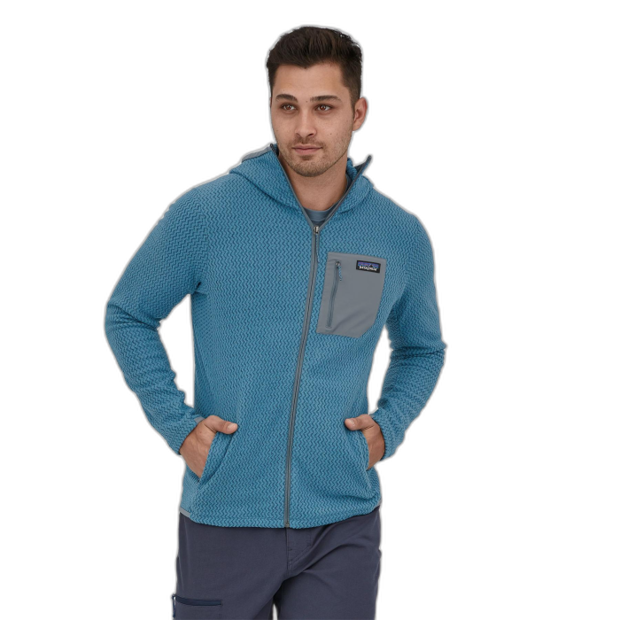 Bluza męska PATAGONIA R1 Air FZ HD / WAVB wavy blue