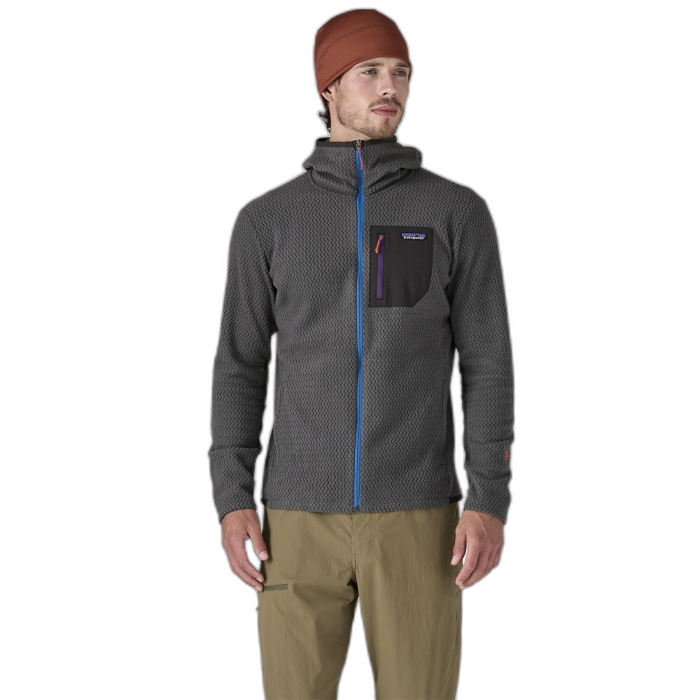 Bluza męska PATAGONIA R1 Air FZ HD / FGE forge grey