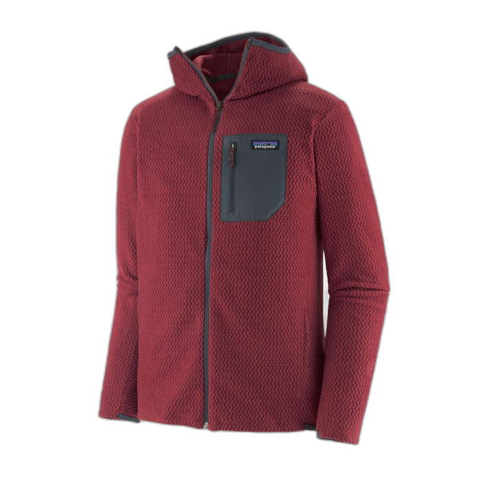 Bluza męska PATAGONIA R1 Air FZ HD / SEQR sequoia red