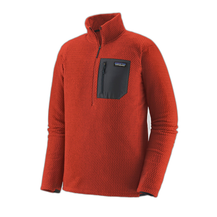 Bluza męska PATAGONIA R1 Air HZ /  pomarańczowy