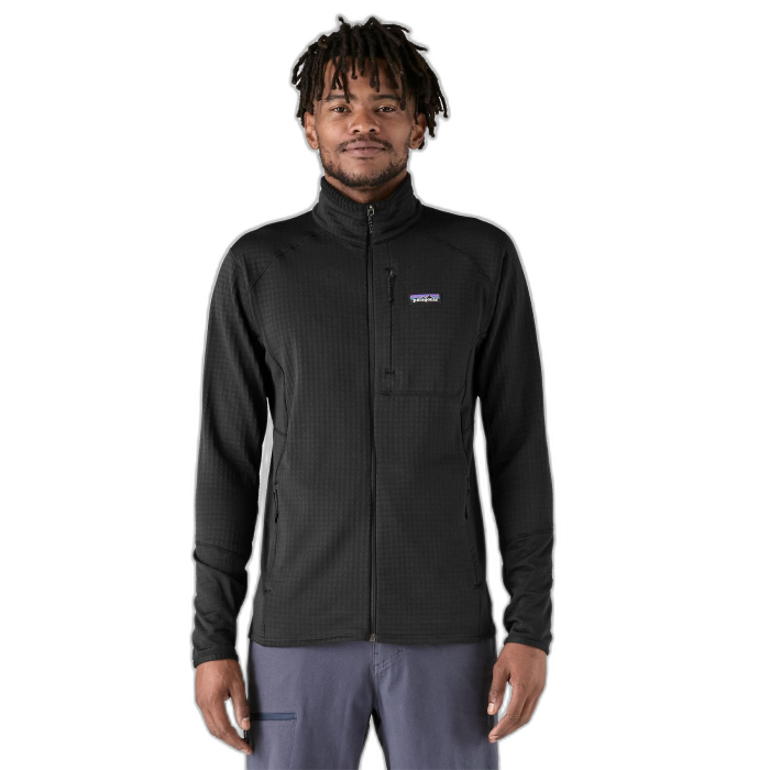 Bluza męska PATAGONIA R1 FZ / BLK black