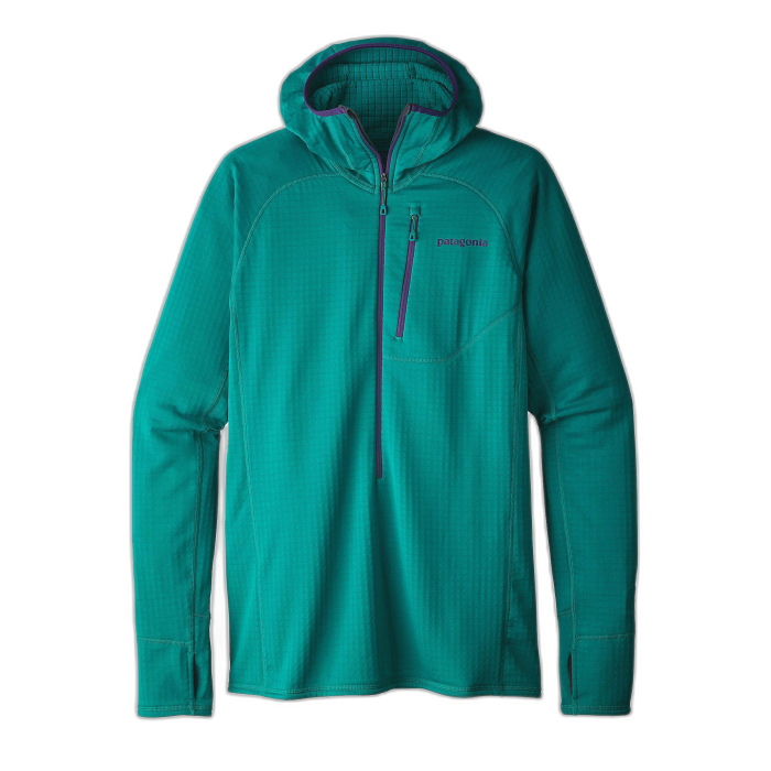 Bluza męska PATAGONIA R1 Hoody  /  zielony