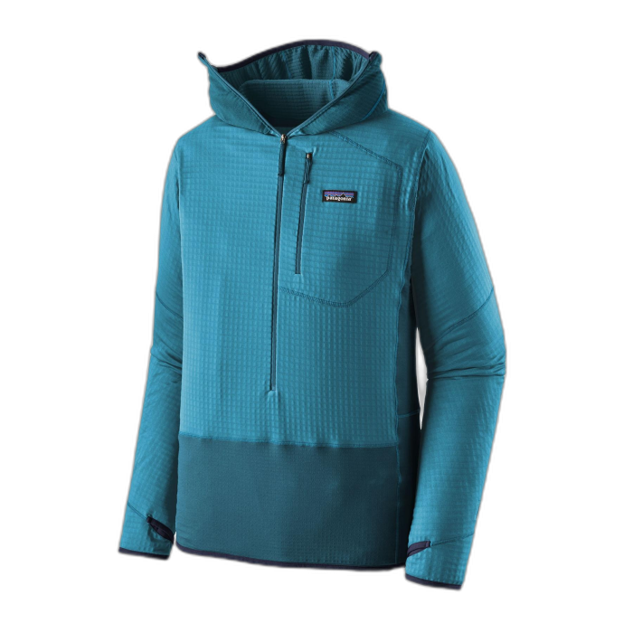 Bluza męska PATAGONIA R1 Hybrid HZ HD / WAVB wavy blue