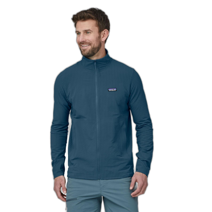 Bluza męska PATAGONIA R1 Tech Face FZ  / WAVB wavy blue