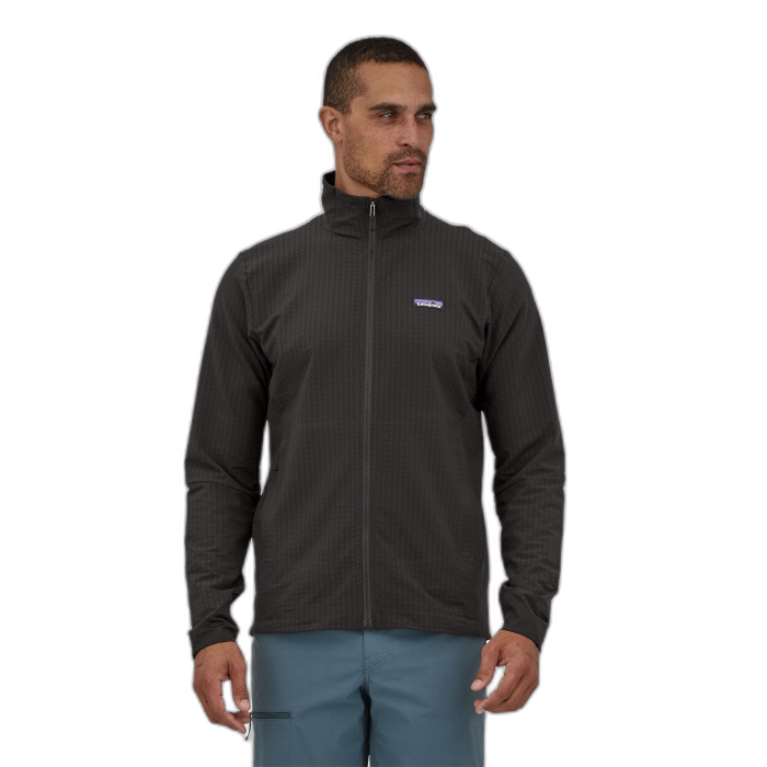 Bluza męska PATAGONIA R1 Tech Face FZ  / BLK czarny
