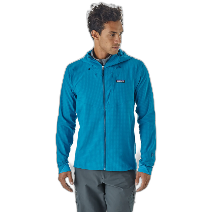 Bluza męska PATAGONIA R1 Tech Face FZ HD /  niebieski