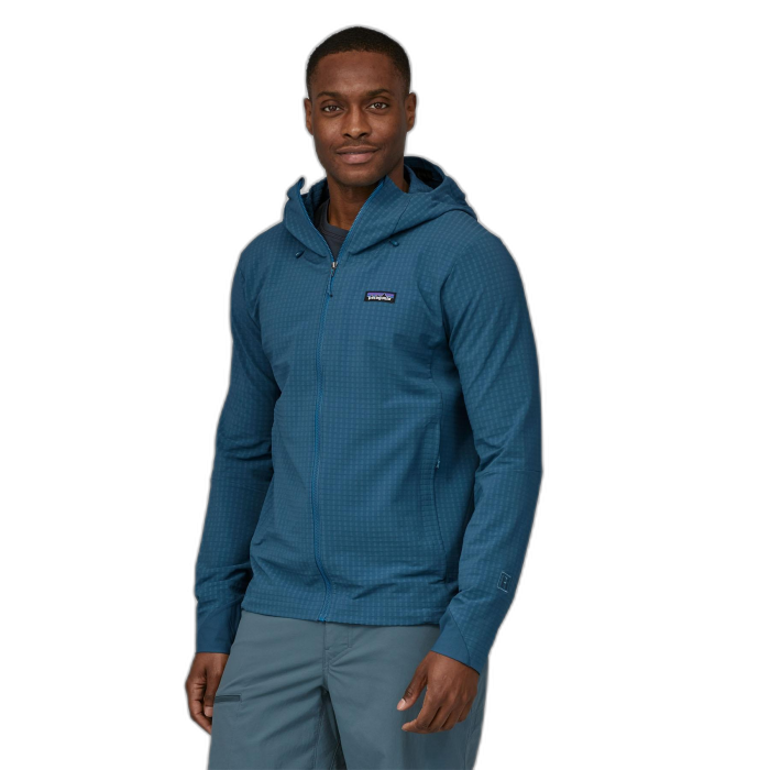 Bluza męska PATAGONIA R1 Tech Face FZ HD / WAVB wavy blue