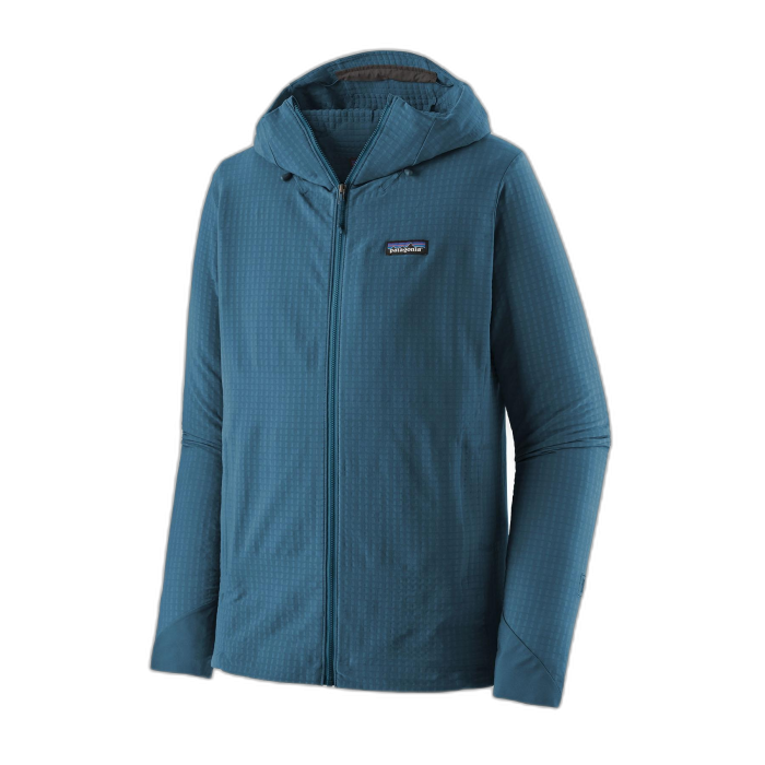 Bluza męska PATAGONIA R1 Tech Face FZ HD / WAVB wavy blue
