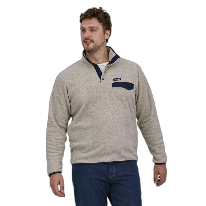 Bluza męska PATAGONIA Synchilla LW P/O / OAT oatmeal navy
