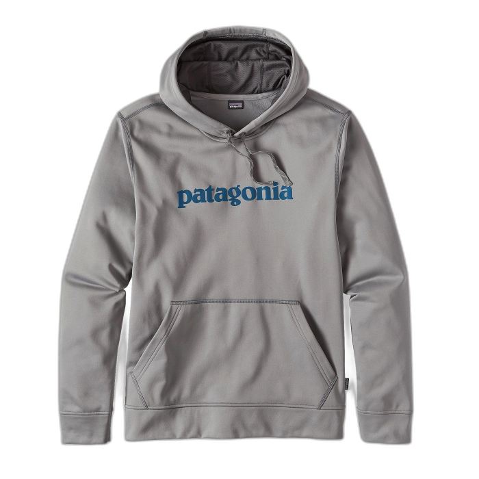 Bluza męska PATAGONIA Text Logo PolyCycle HD 39467 /  szary