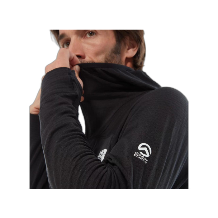 Bluza męska THE NORTH FACE Summit Series L2 Powergrid Hoodie /  czarny