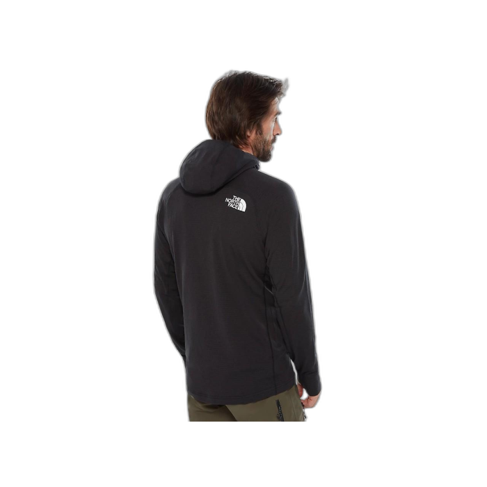 Bluza męska THE NORTH FACE Summit Series L2 Powergrid Hoodie /  czarny