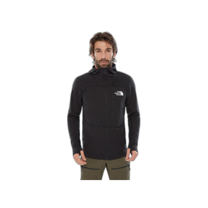Bluza męska THE NORTH FACE Summit Series L2 Powergrid Hoodie /  czarny