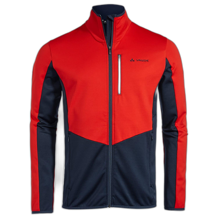 Bluza męska VAUDE Back Bowl Fleece  /  czerwony