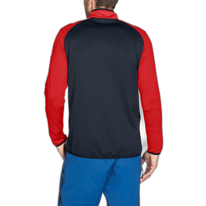 Bluza męska VAUDE Back Bowl Fleece  /  czerwony