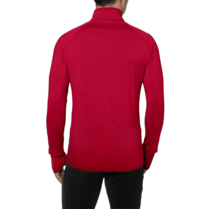 Bluza męska VAUDE Livigno HZ /  czerwony