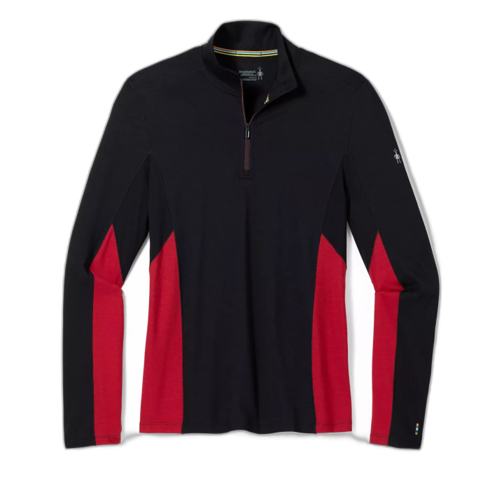 Bluza SMARTWOOL 11538 1/4 Zip Merino / K88 Black Red
