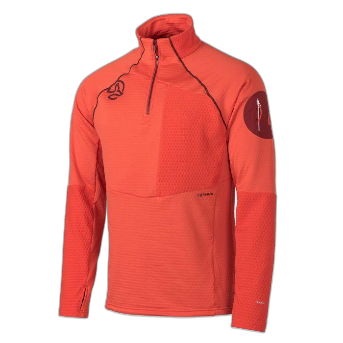 Bluza TERNUA M Ragger1/2Zip / 7474 Orange Com.