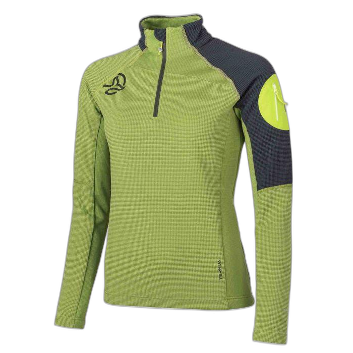 Bluza TERNUA W Lemika 1/2 zip / 7575 Grass Lime