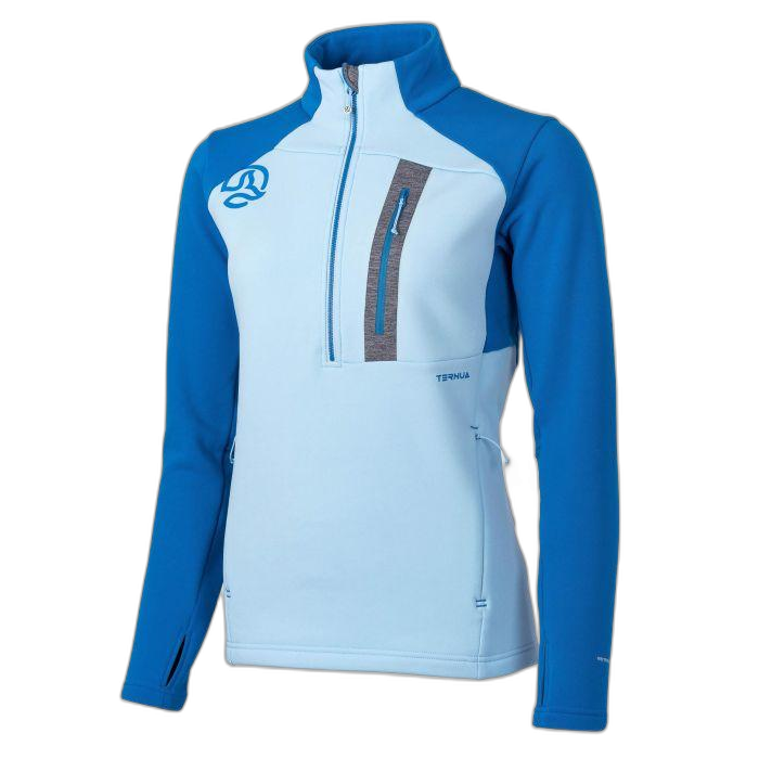 Bluza TERNUA W Punjak 1/2 Zip / 8881-Powder Blue