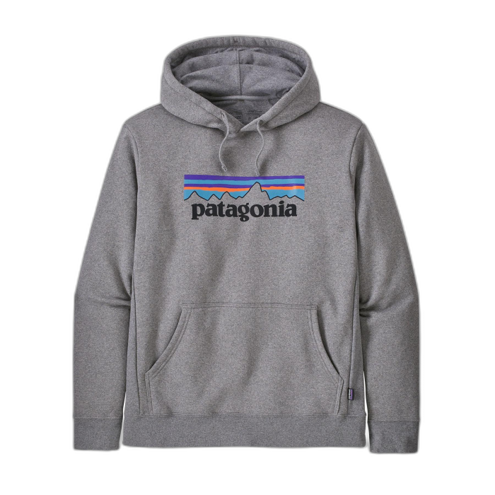 Bluza unisex PATAGONIA P-6 Logo Uprisal Hoody / GLH gravel hthr