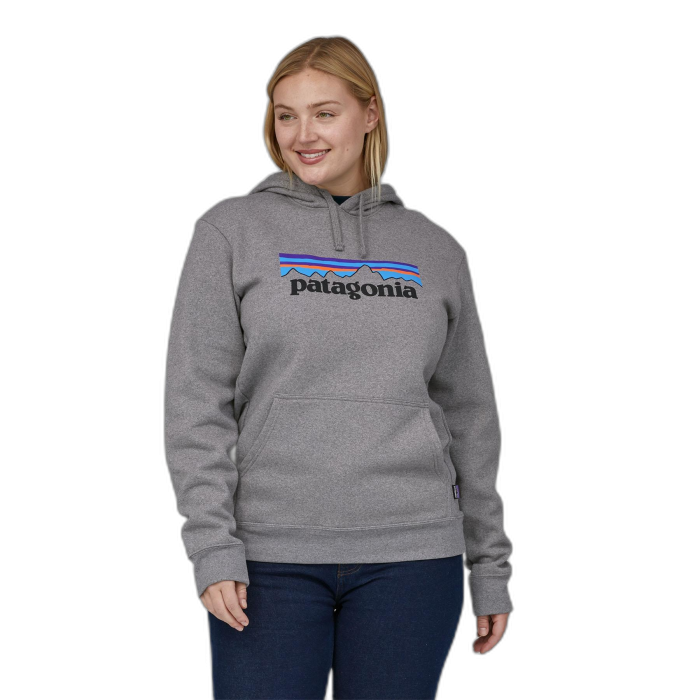 Bluza unisex PATAGONIA P-6 Logo Uprisal Hoody / GLH gravel hthr