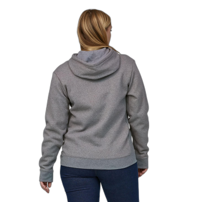 Bluza unisex PATAGONIA P-6 Logo Uprisal Hoody / GLH gravel hthr