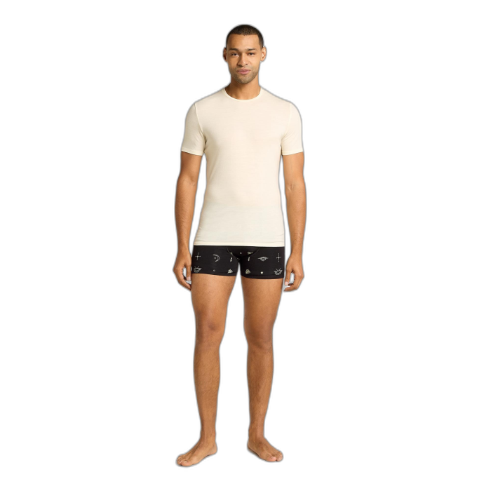 Bokserki męskie ICEBREAKER Anatomica AOP 5773 / 124 black AOP