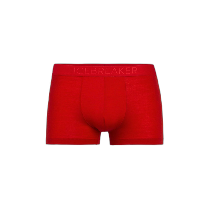 Bokserki męskie ICEBREAKER Anatomica Cool-Lite Trunks 105223 /  czerwony