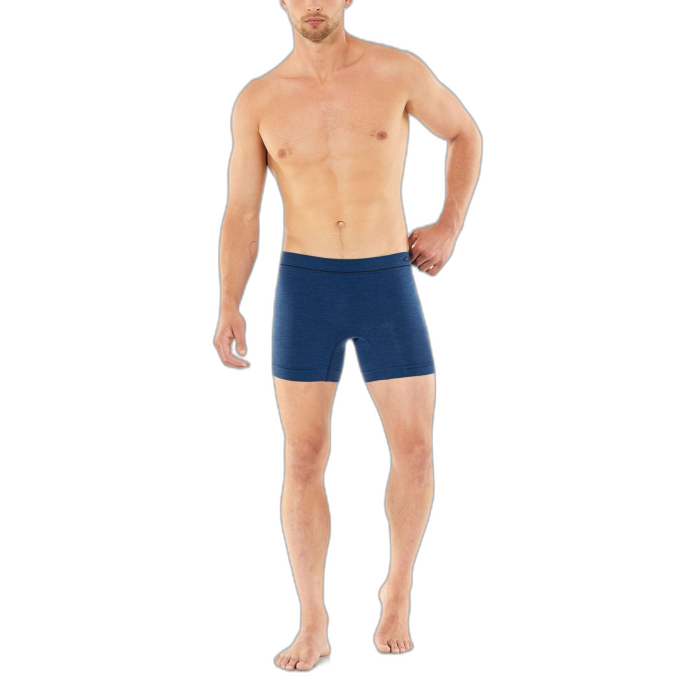 Bokserki męskie ICEBREAKER Seamless Anatomica Cool-Lite 104935 /  niebieski