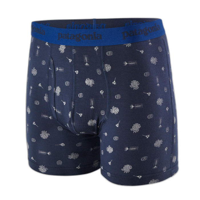Bokserki męskie PATAGONIA Essential 3 / FLNN new navy print