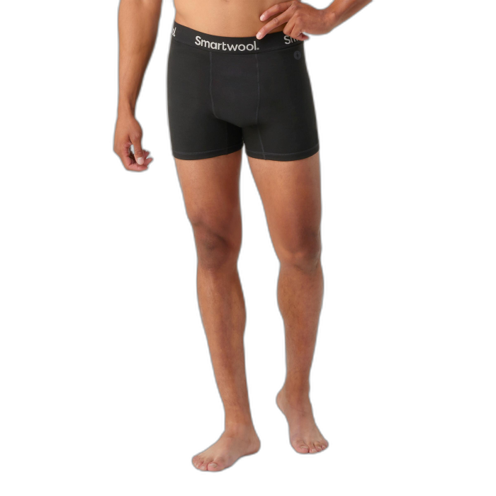 Bokserki Smartwool 16996 Boxer Brief / 001 Black