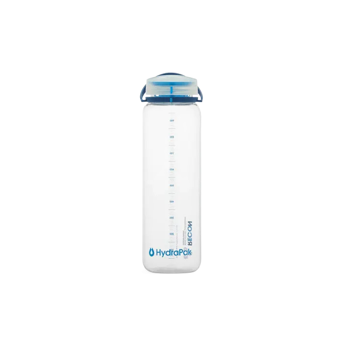 Butelka HYDRAPAK Recon 1 l / clear/navy & cyan