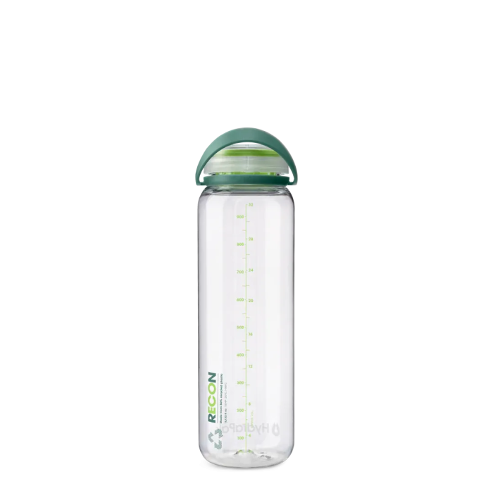 Butelka HYDRAPAK Recon 1 l / clear evergreen lime
